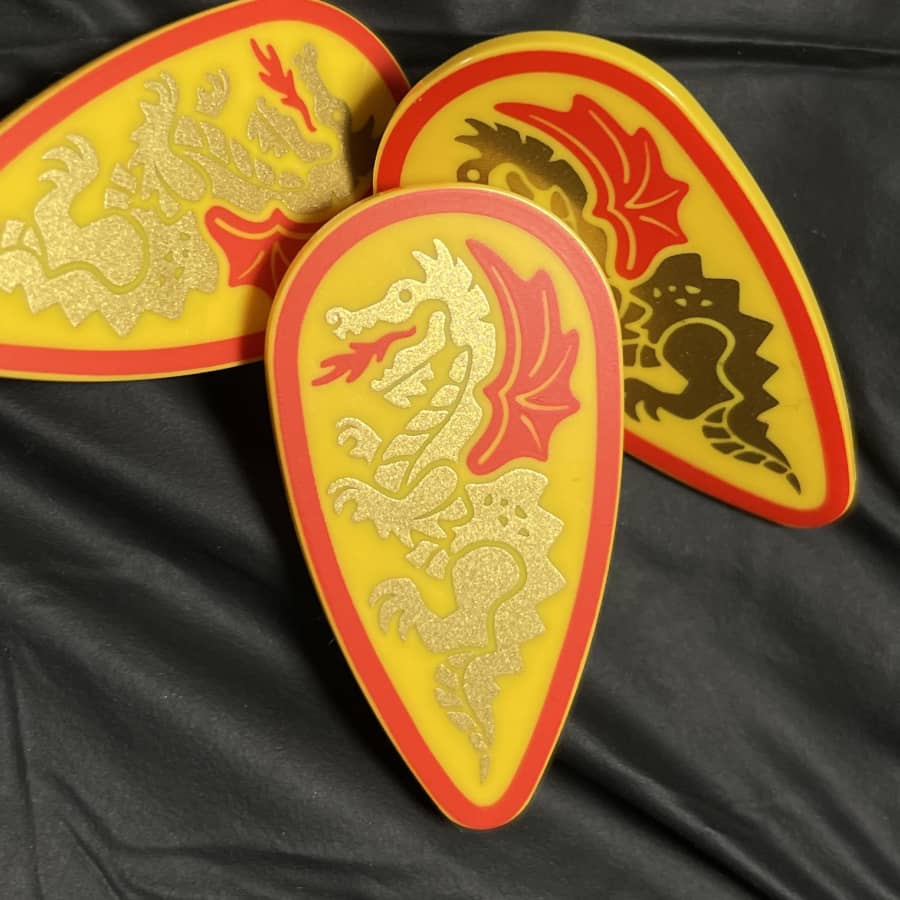 Dragon Masters Shield Ovoid Print
