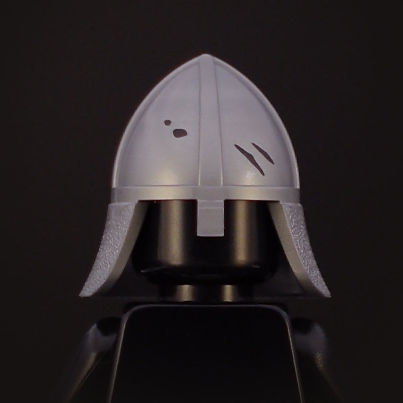 Helmet Battle-Damaged Print
