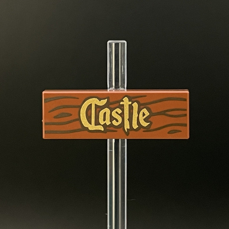 Castle Road Sign Print