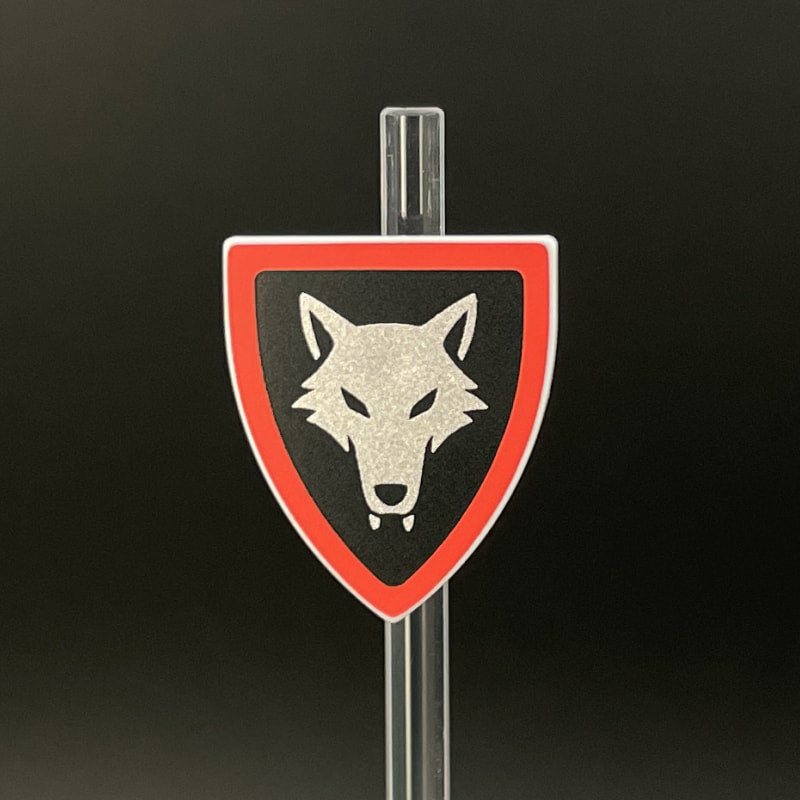 Wolfpack Shield Triangular Print (Long Snout)