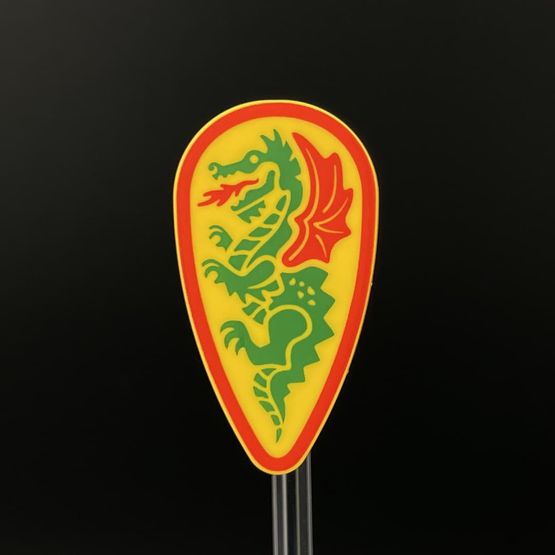 Dragon Masters Shield Ovoid Print