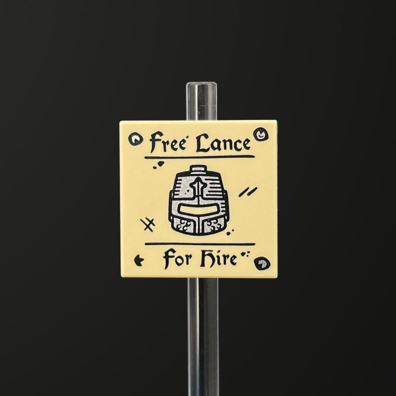 Free Lance for Hire Print