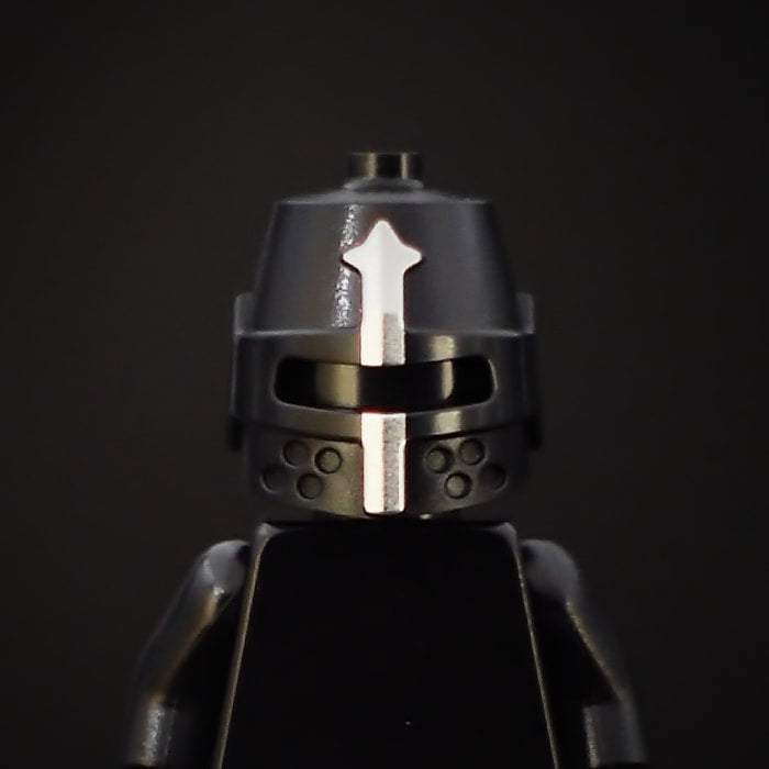 Knight Helmet with Streak Print