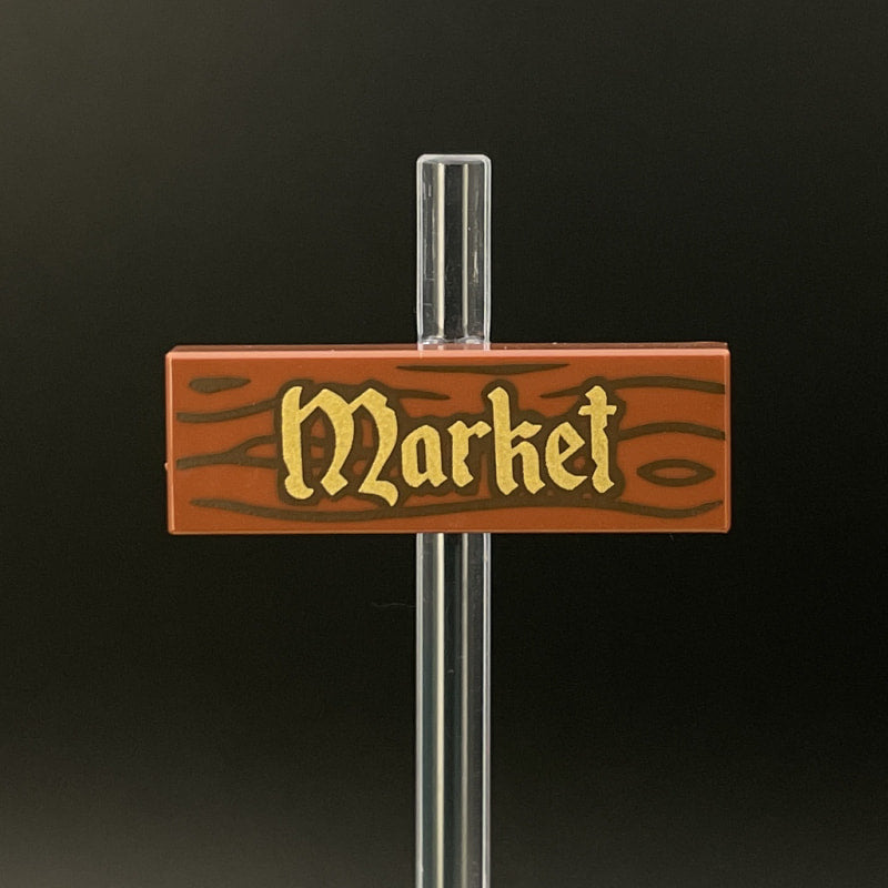 Market Road Sign Print