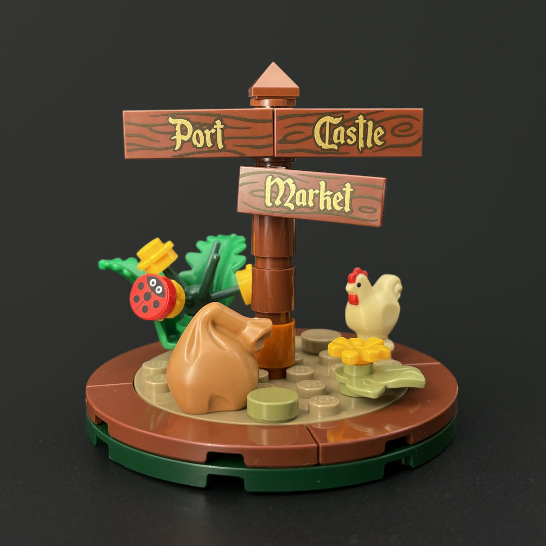 Castle Road Sign Print