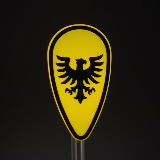 Black Falcon Shield Ovoid Vers. 2 Print