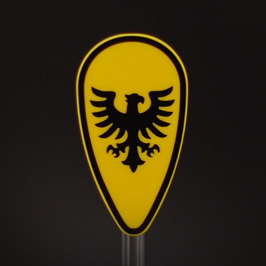 Black Falcon Shield Ovoid Vers. 2 Print