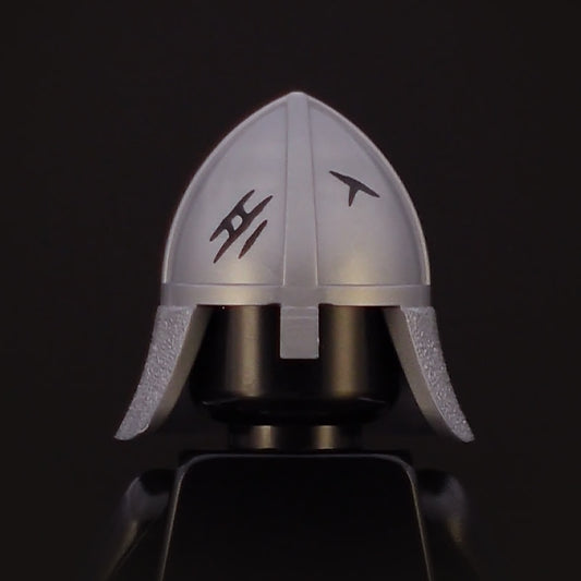Helmet Battle-Damaged Print
