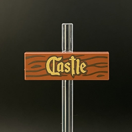Castle Road Sign Print