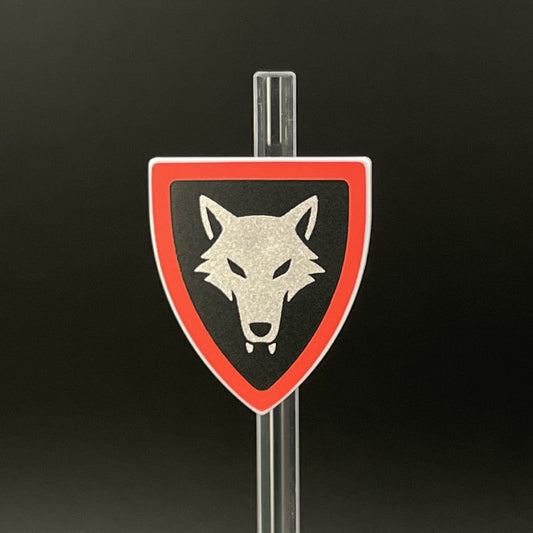 Wolfpack Shield Triangular Print (Long Snout)