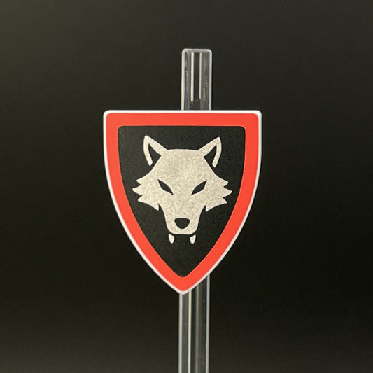 Wolfpack Shield Triangular Print (Short Snout)
