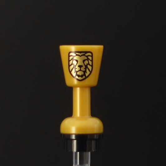 Goblet Lion Emblem Print