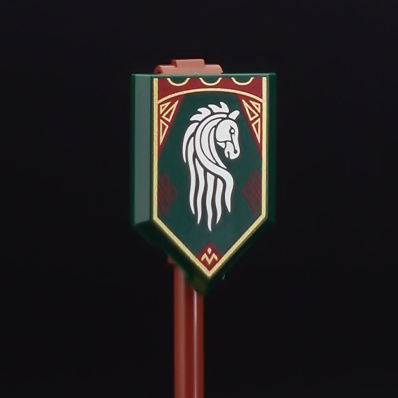 Horse Banner Decorated Print
