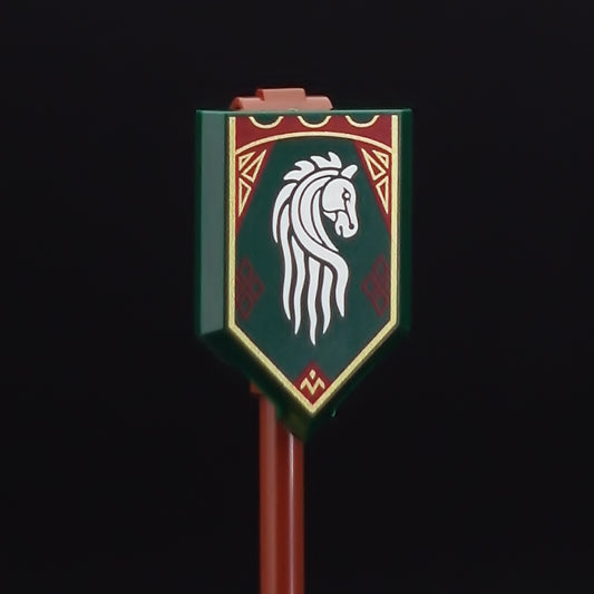 Horse Banner Decorated Print