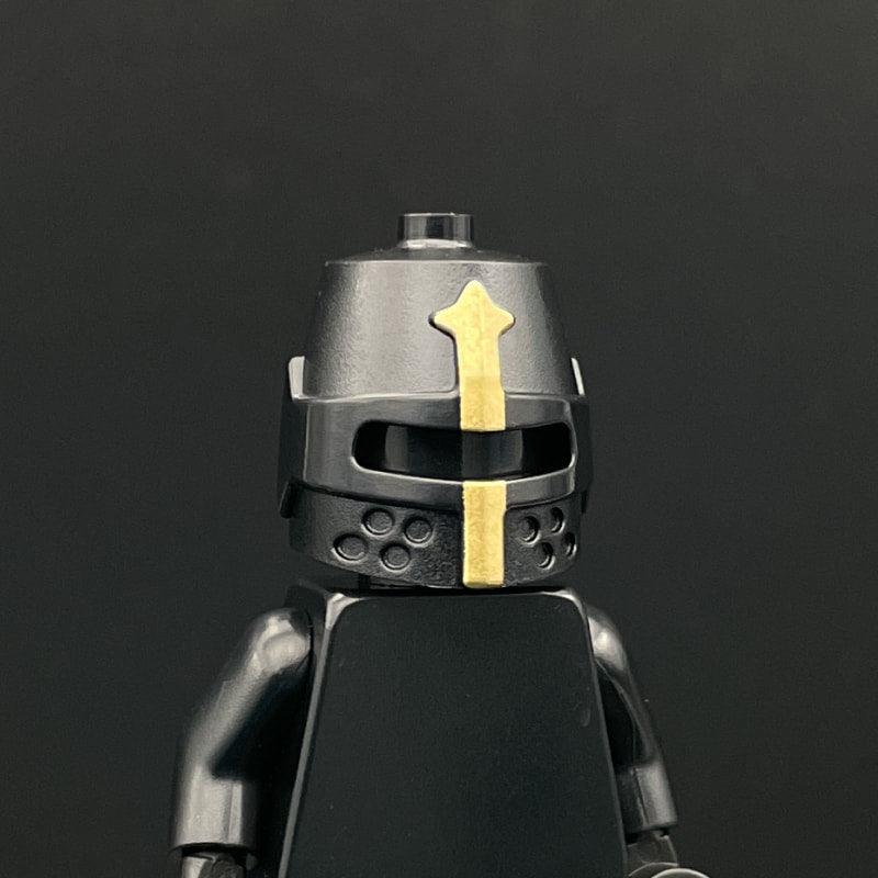 Knight Helmet with Streak Print