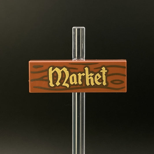 Market Road Sign Print
