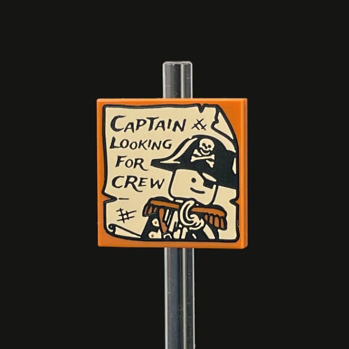 Captain looking for Crew Print
